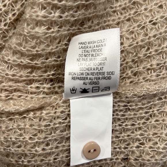 GXF Open Knit Button-Up Cardigan Sweater Sz-S - Picture 10 of 10